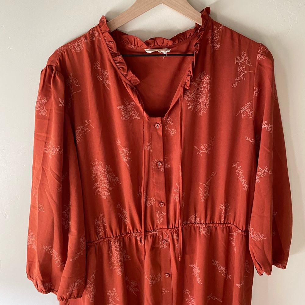 Rust Maxi Dress